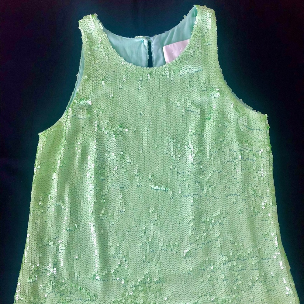 COPY - J Crew silk sequin sleeveless top